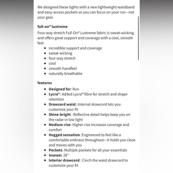 Lululemon Speed Up Tight Leggings *Full-On Luxtreme 28" Spring Bloom Multi - Picture 14 of 14